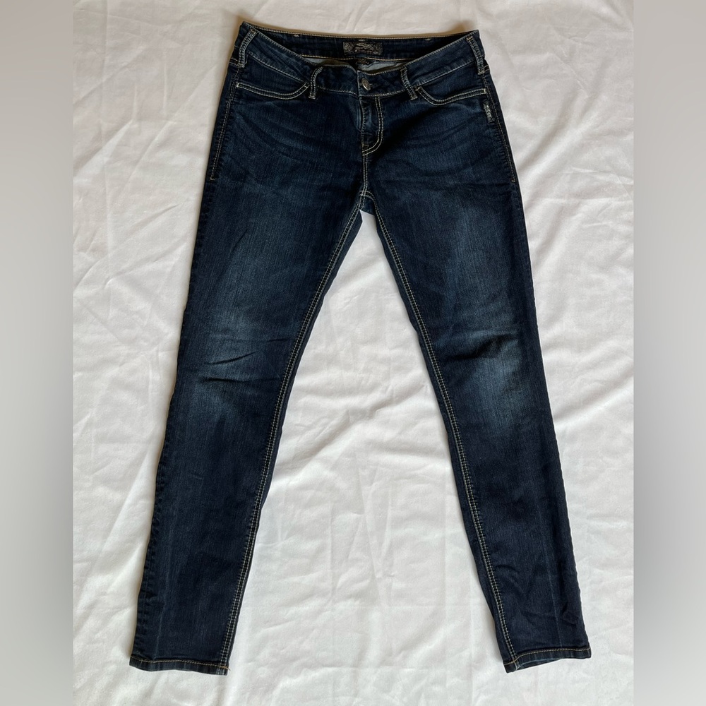 Women’s Silver Suki Jeggings size 32/31